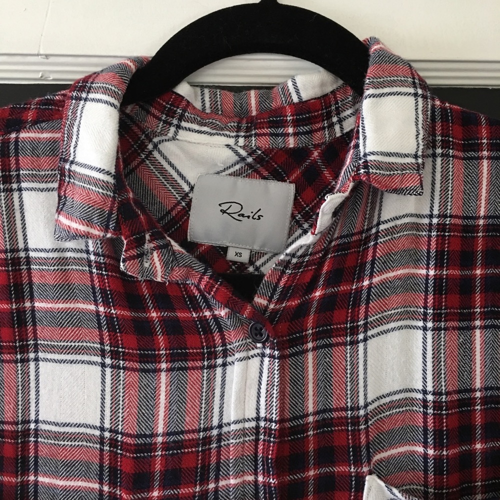 Rails Short Sleeve Button Down Size X-Small. - image 2